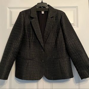 Chico’s Textured Black Blazer
